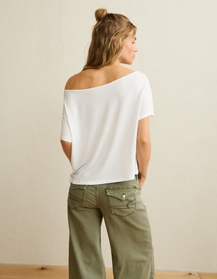 T-shirt à épaules dénudées Soft & Sexy AE