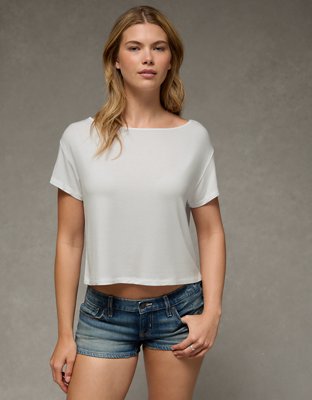 AE Off-the-Shoulder Soft & Sexy T-Shirt
