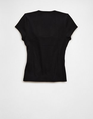 AE Square Neck Hey Baby Tee