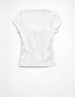 AE Square Neck Hey Baby Tee