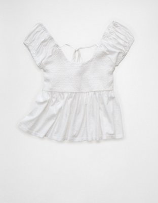 AE Sunchaser Babydoll Ruffle Tee