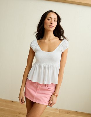 AE Sunchaser Babydoll Ruffle Tee from American Eagle - $34.95