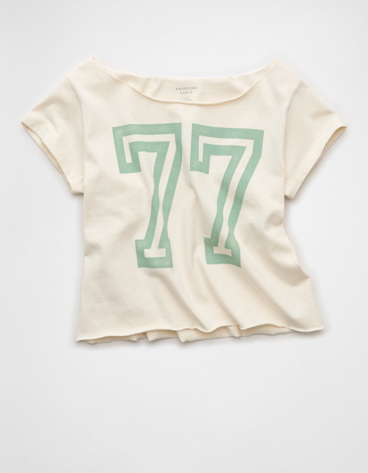 AE Off-the-Shoulder Graphic T-Shirt - image 4