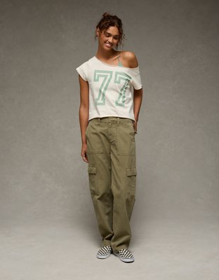 AE Off The Shoulder Graphic T-Shirt