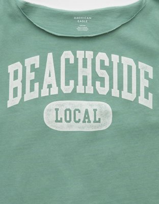 AE Off The Shoulder Graphic T-Shirt