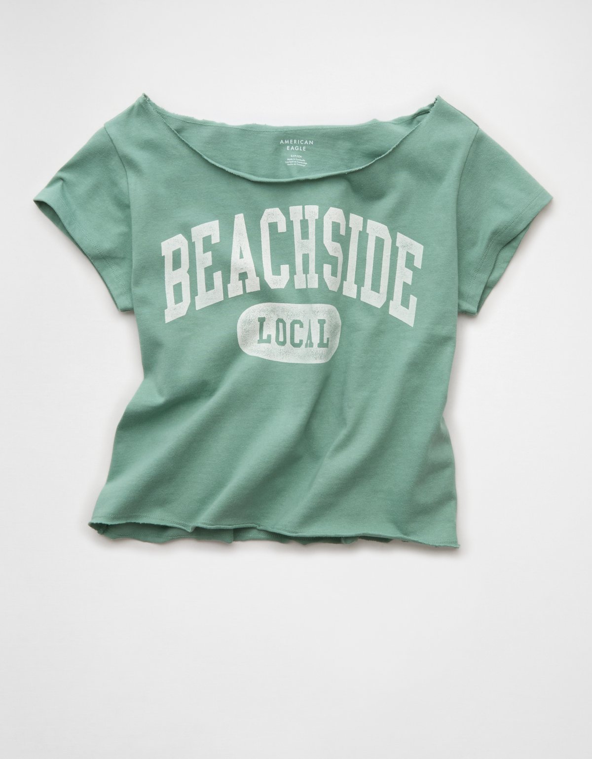 AE Off-the-Shoulder Graphic T-Shirt - image 3
