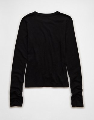 AE Long Sleeve Hey Baby Tee