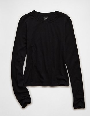 AE Long Sleeve Hey Baby Tee