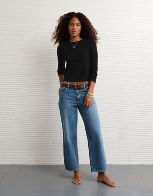 AE Long Sleeve Hey Baby Tee