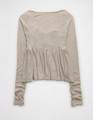 AE Soft & Sexy Babydoll Cinched T-Shirt