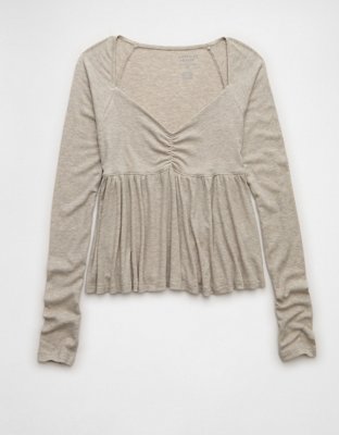 AE Soft & Sexy Babydoll Cinched T-Shirt