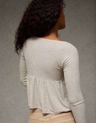 AE Soft & Sexy Babydoll Cinched T-Shirt