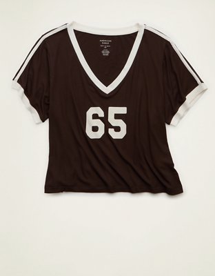 AE Soft & Sexy Ribbed V-Neck T-Shirt