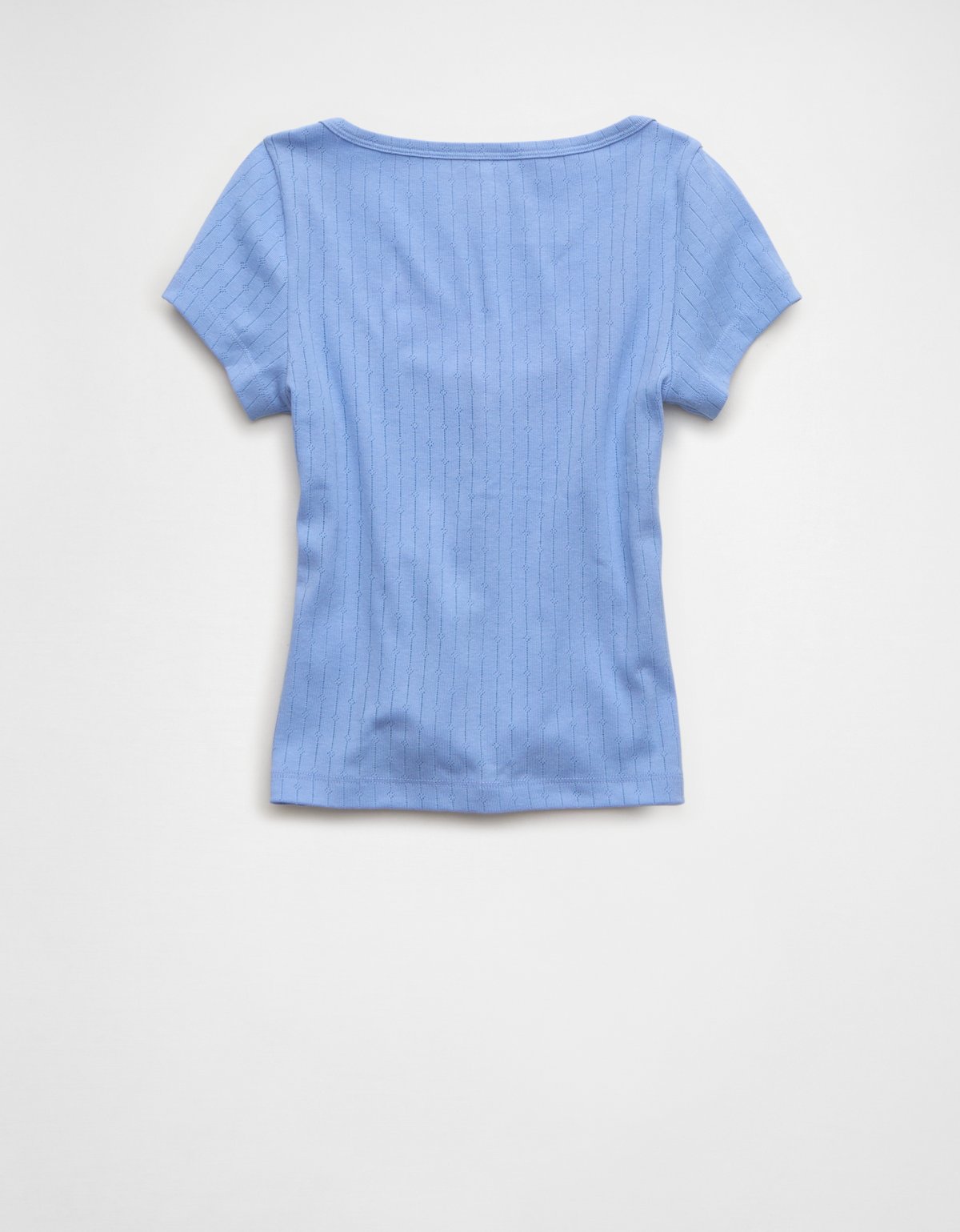 AE Pointelle Button-Up Baby Tee - image 4