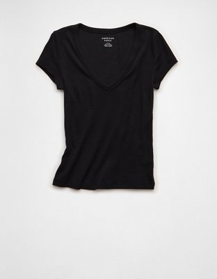 AE V-Neck Hey Baby Tee
