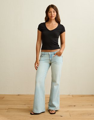 AE V-Neck Hey Baby Tee