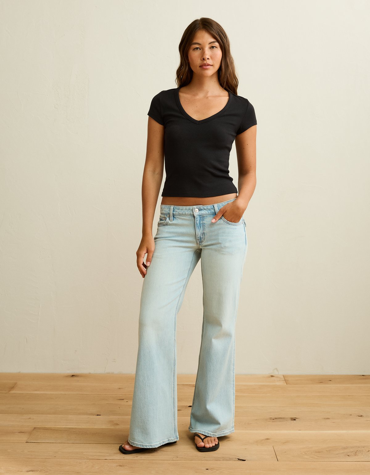 AE V-Neck Hey Baby Tee - image 5