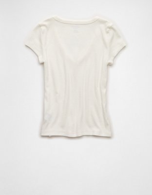 AE V-Neck Hey Baby Tee