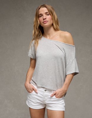 AE Off-the-Shoulder Soft & Sexy T-Shirt from American Eagle - $29.95