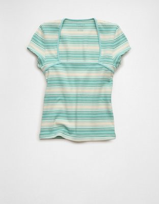 AE Square Neck Hey Baby Tee