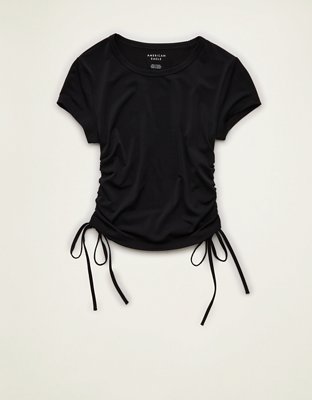 AE Short-Sleeve Side-Cinch T-Shirt