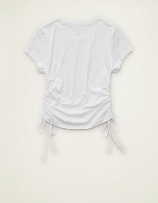 AE Short-Sleeve Side-Cinch T-Shirt