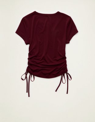 AE Short-Sleeve Side-Cinch T-Shirt