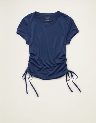 AE Short-Sleeve Side-Cinch T-Shirt