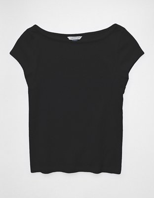 AE V-Neck Textured T-Shirt