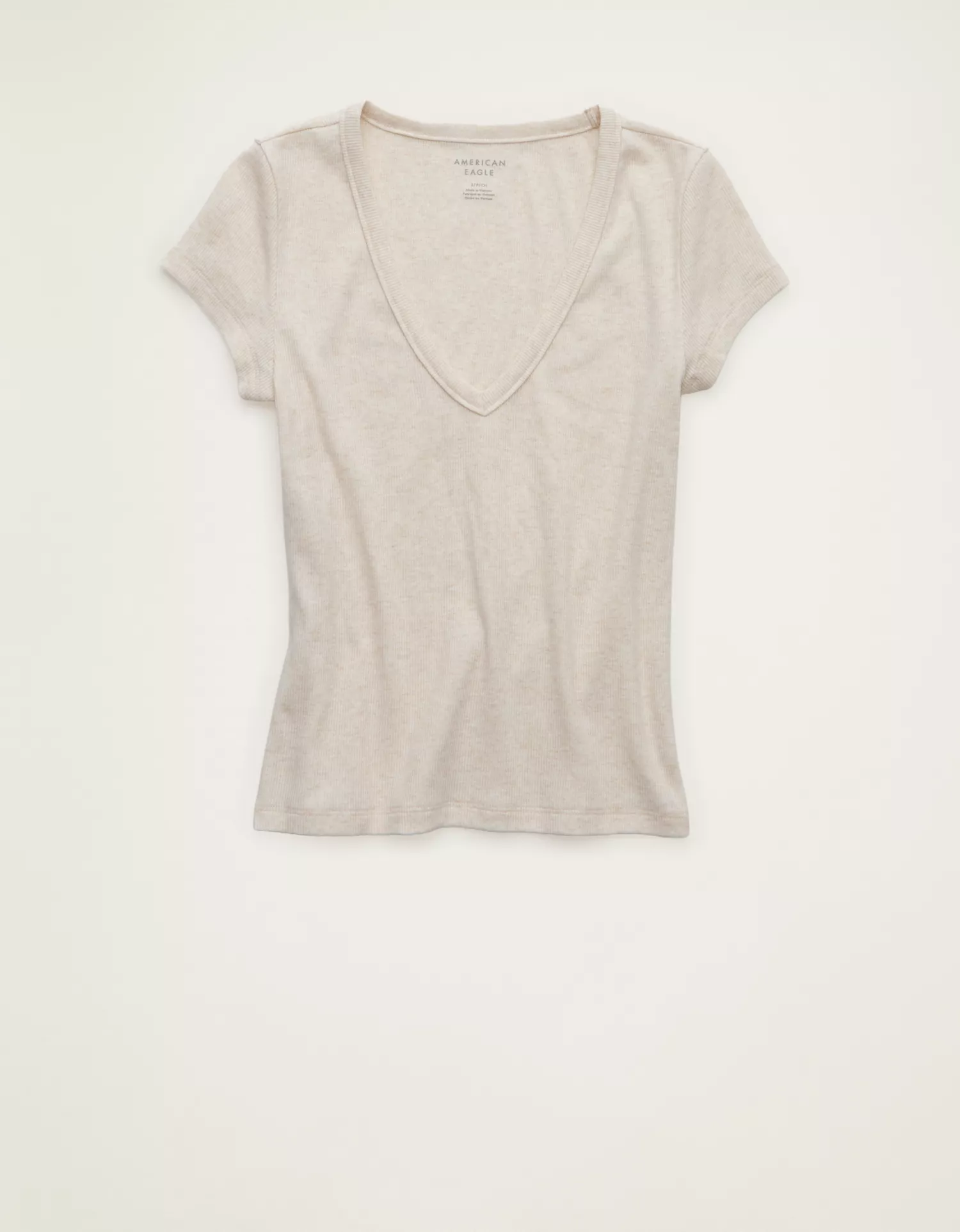 AE V-Neck Hey Baby Tee - thumbnail 3