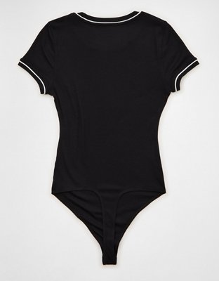 AE Tipped Crew Neck Bodysuit