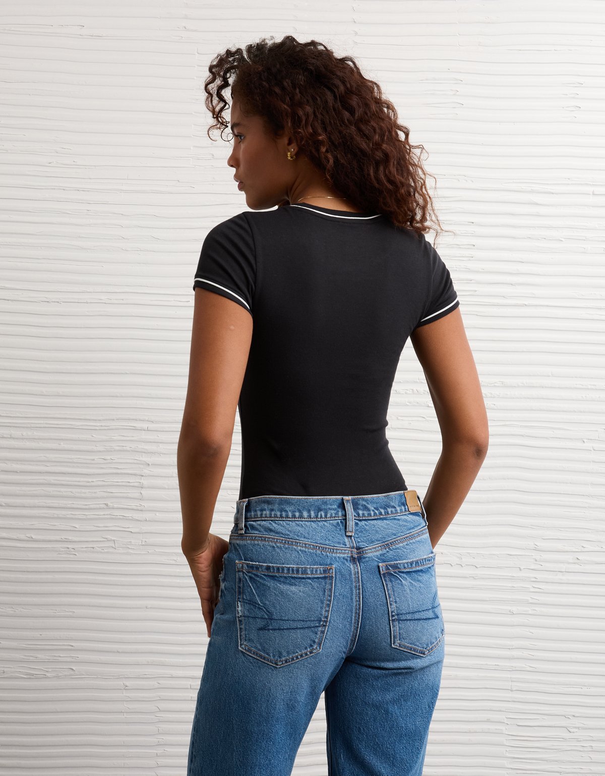 AE Tipped Crew Neck Bodysuit - image 2