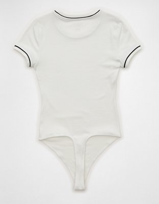 AE Tipped Crew Neck Bodysuit