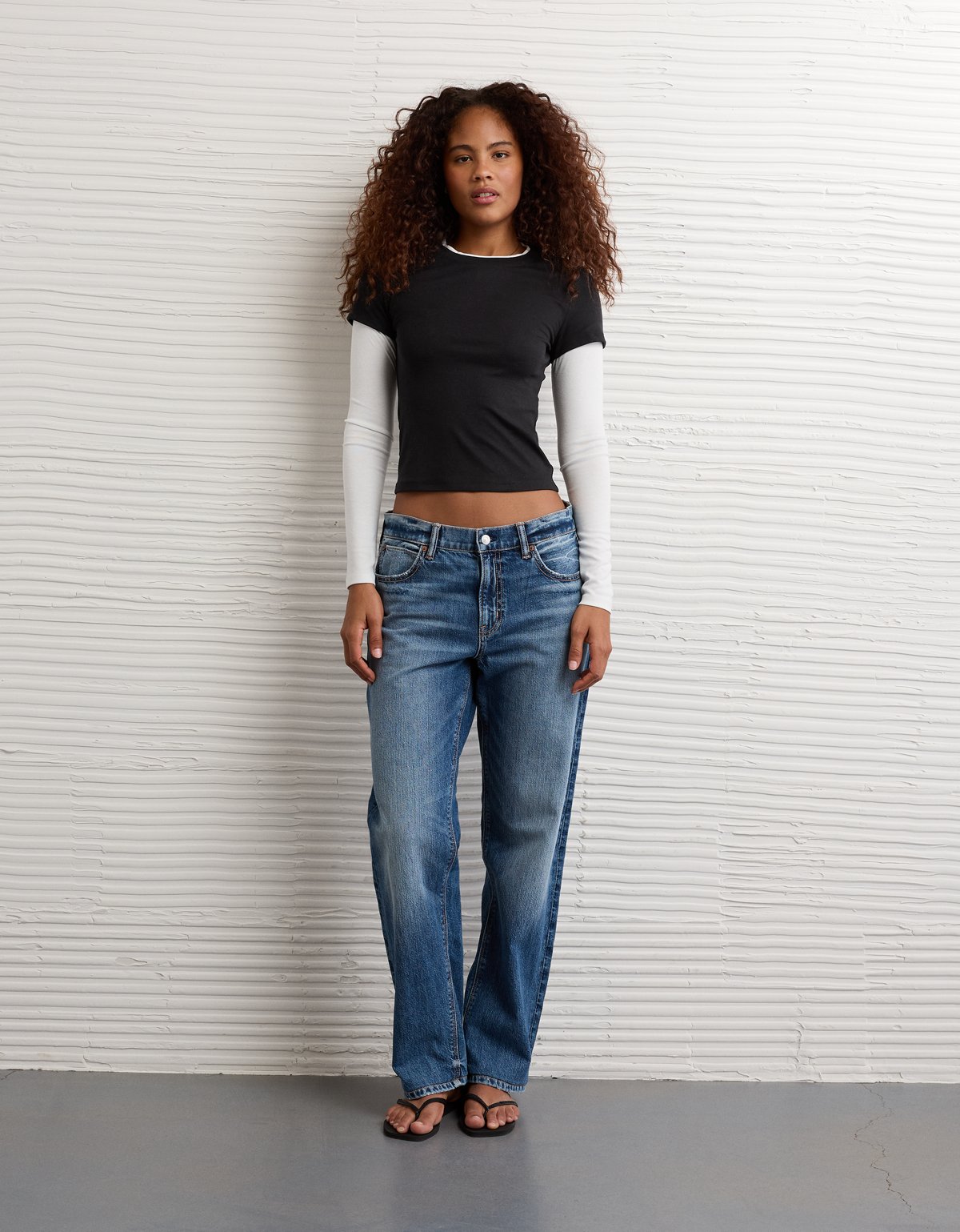 AE Double-Layered Long-Sleeve T-Shirt - image 5