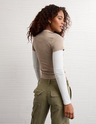 AE Double-Layered Long-Sleeve T-Shirt