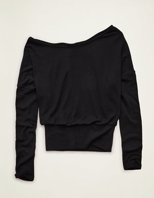 AE Long-Sleeve Cozy Dolman Tee