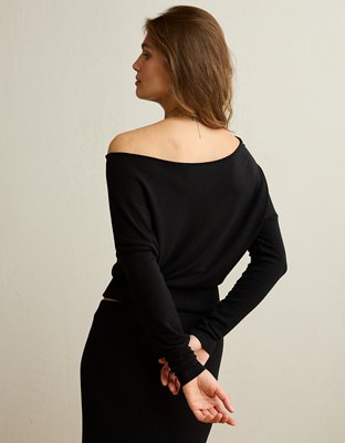 AE Long-Sleeve Cozy Dolman Tee 