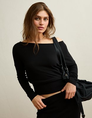 AE Long-Sleeve Cozy Dolman Tee 