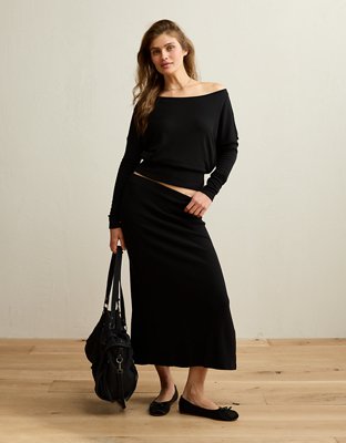 AE Long-Sleeve Cozy Dolman Tee