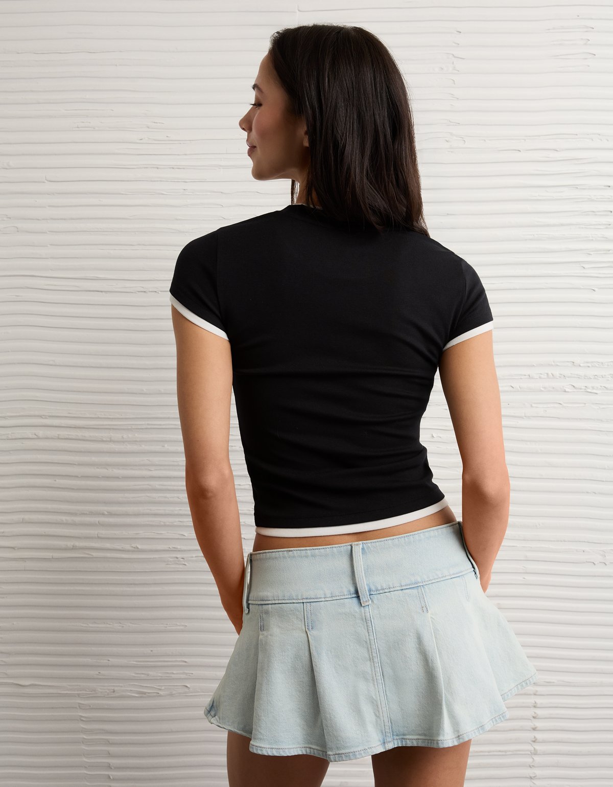AE Double-Layered Short-Sleeve T-Shirt - image 2