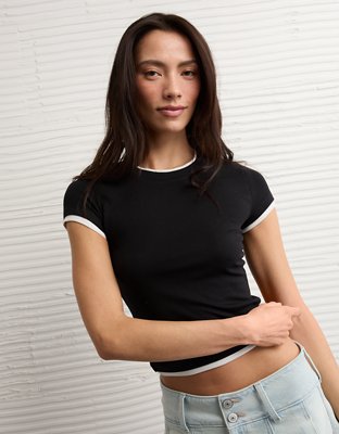 AE Double-Layered Short-Sleeve T-Shirt