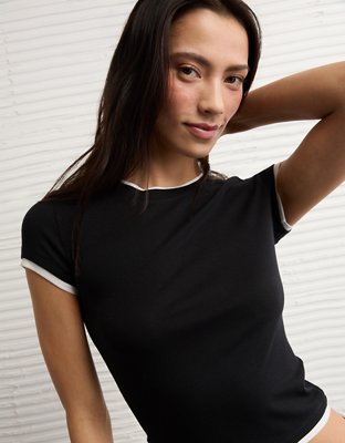 AE Double-Layered Short-Sleeve T-Shirt | American Eagle