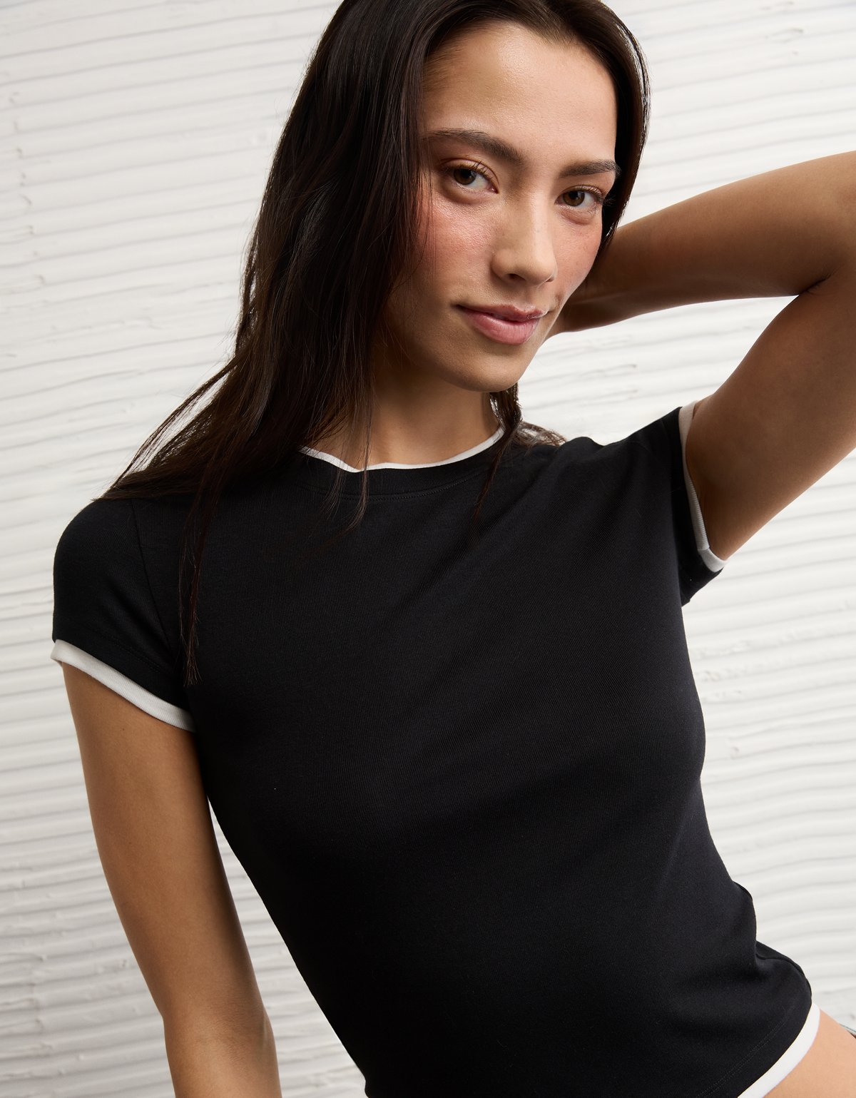 AE Double-Layered Short-Sleeve T-Shirt - image 5