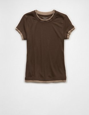 AE Double-Layered Short-Sleeve T-Shirt