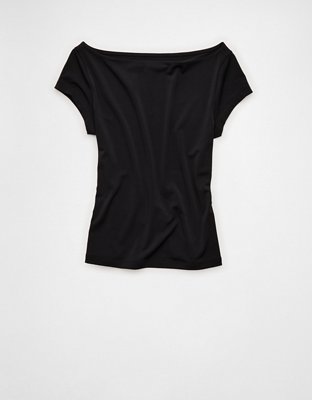AE Short-Sleeve Boatneck T-Shirt