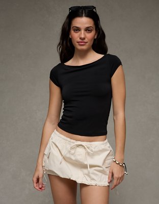 AE Short-Sleeve Boatneck T-Shirt