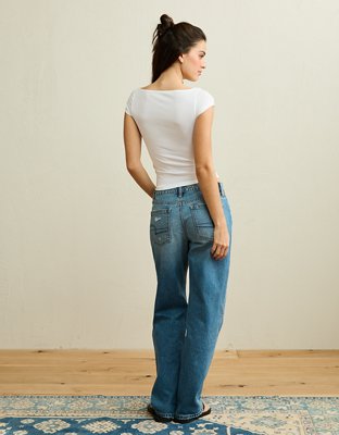 AE Short-Sleeve Boatneck T-Shirt