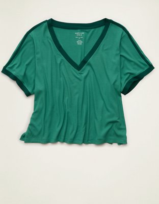 AE Soft & Sexy Ribbed V-Neck T-Shirt
