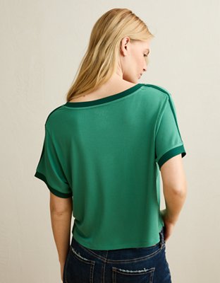 AE Soft & Sexy Ribbed V-Neck T-Shirt