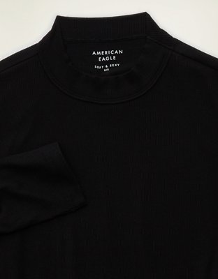AE Soft & Sexy Ribbed Long-Sleeve T-Shirt